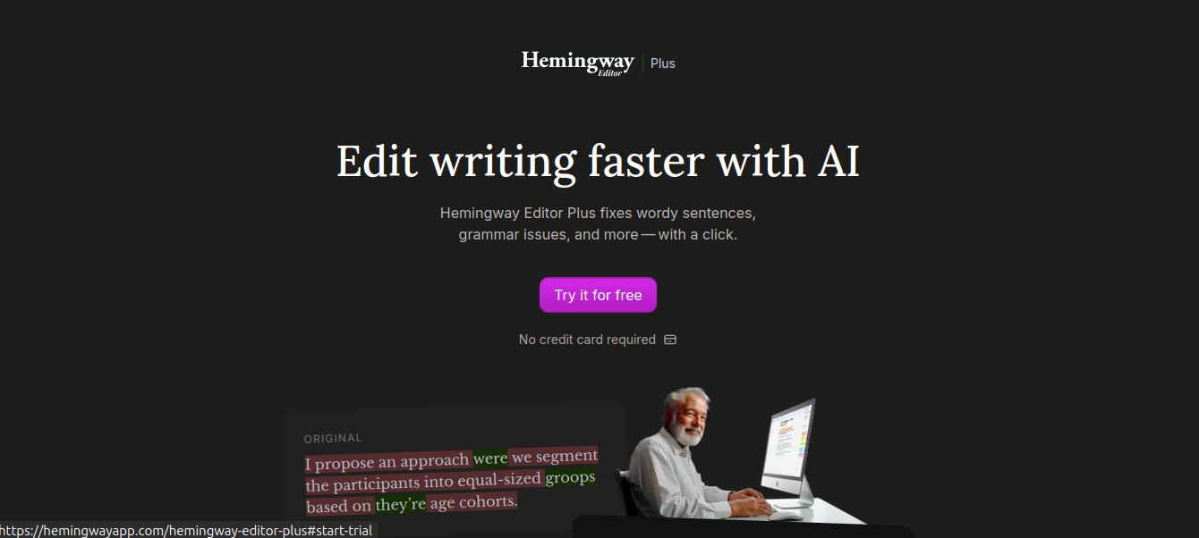 Editor Hemingway